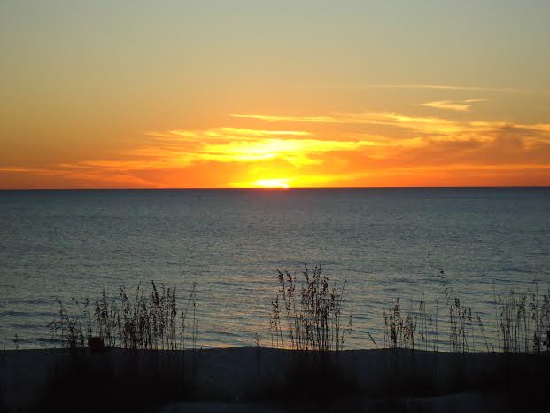 Cape San Blas Vacation Rentals view of sunset at beach