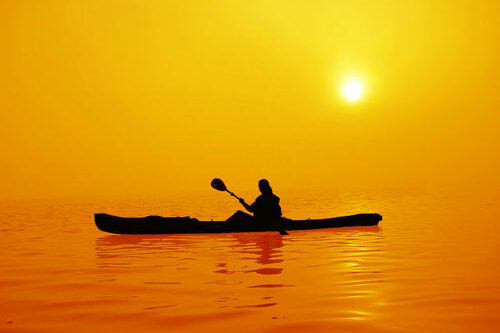 Cape San Blas Vacation Rentals decorative image of person kayaking